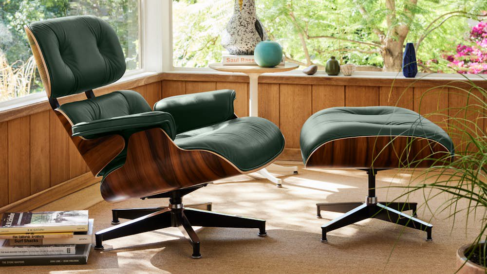 Eames Lounge Chair and Ottoman (Early Production)