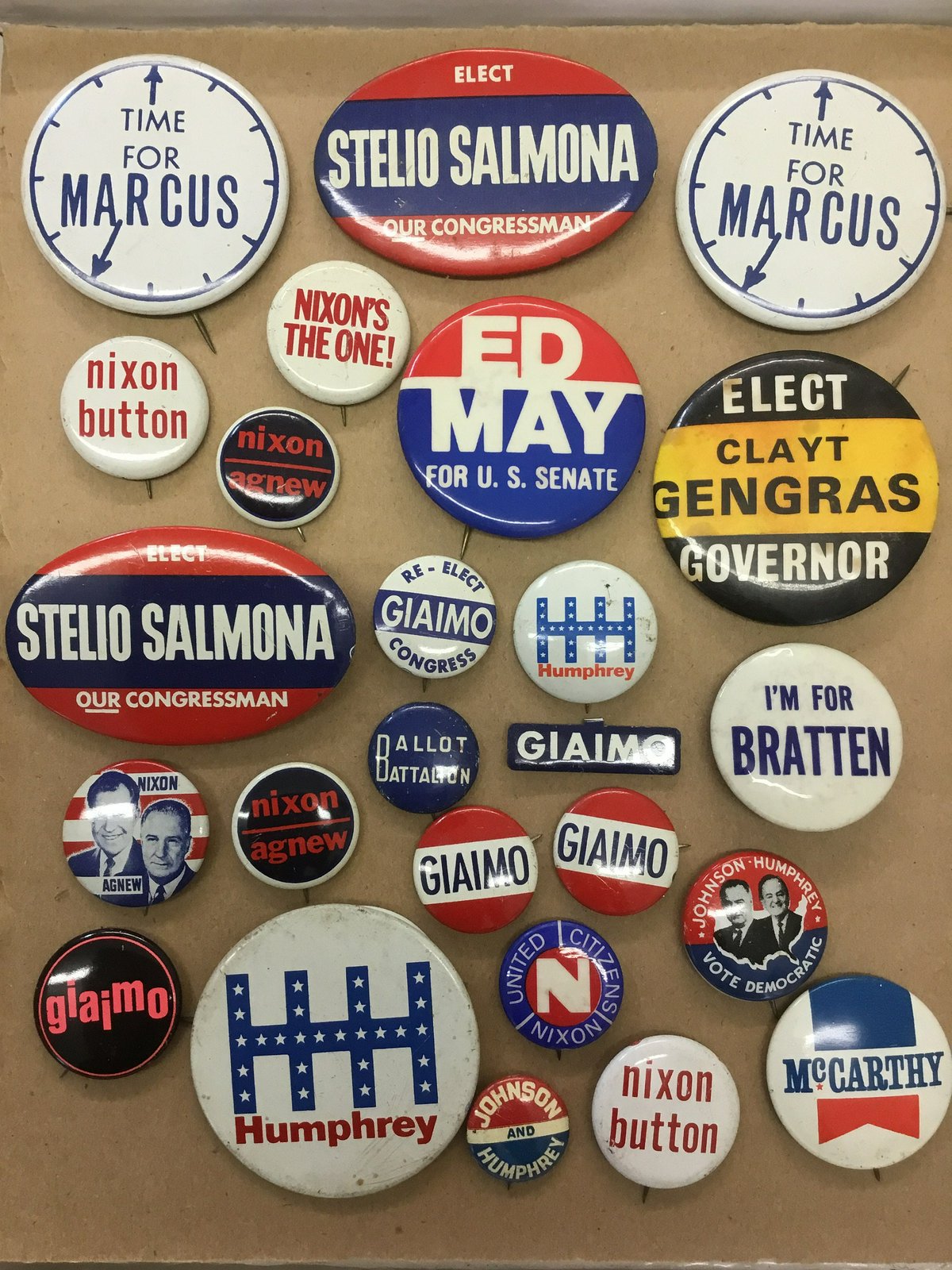 Political Campaign Button (Rare)
