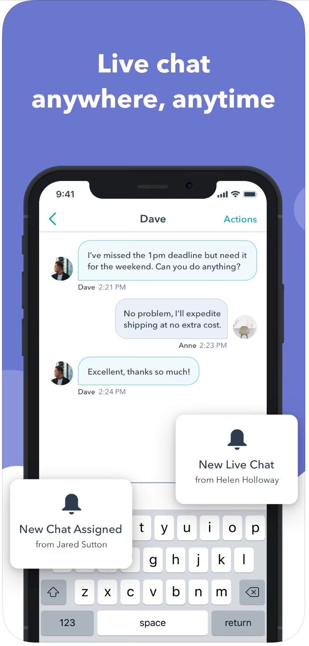 HubSpot Service Hub (Live Chat)